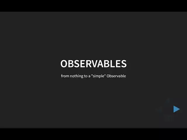 Let's build our own Observable